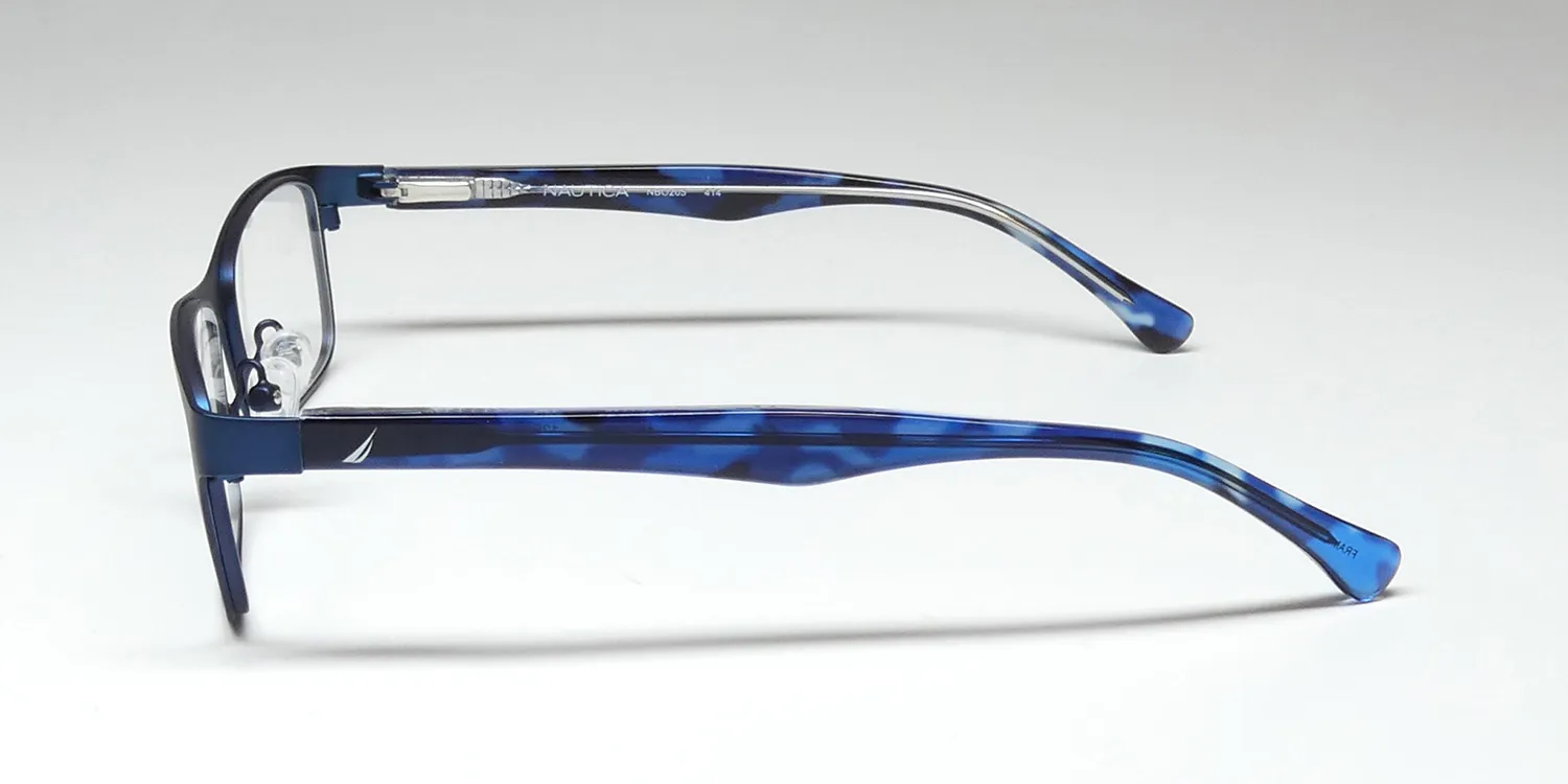 Nautica Nbo205 414 Eyeglasses Satin Navy 45mm 4