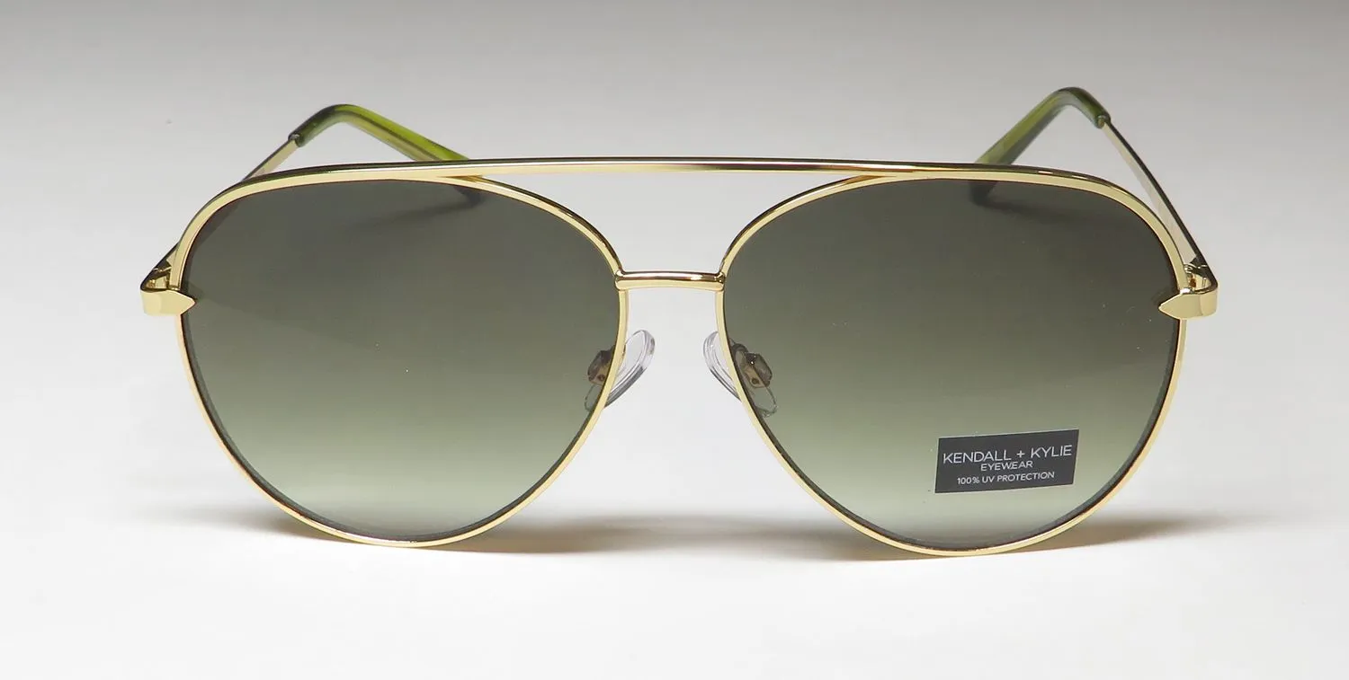 Kendall + Kylie Kk4084ce Toni 718 Sunglasses Light Gold 59mm Unisex 3
