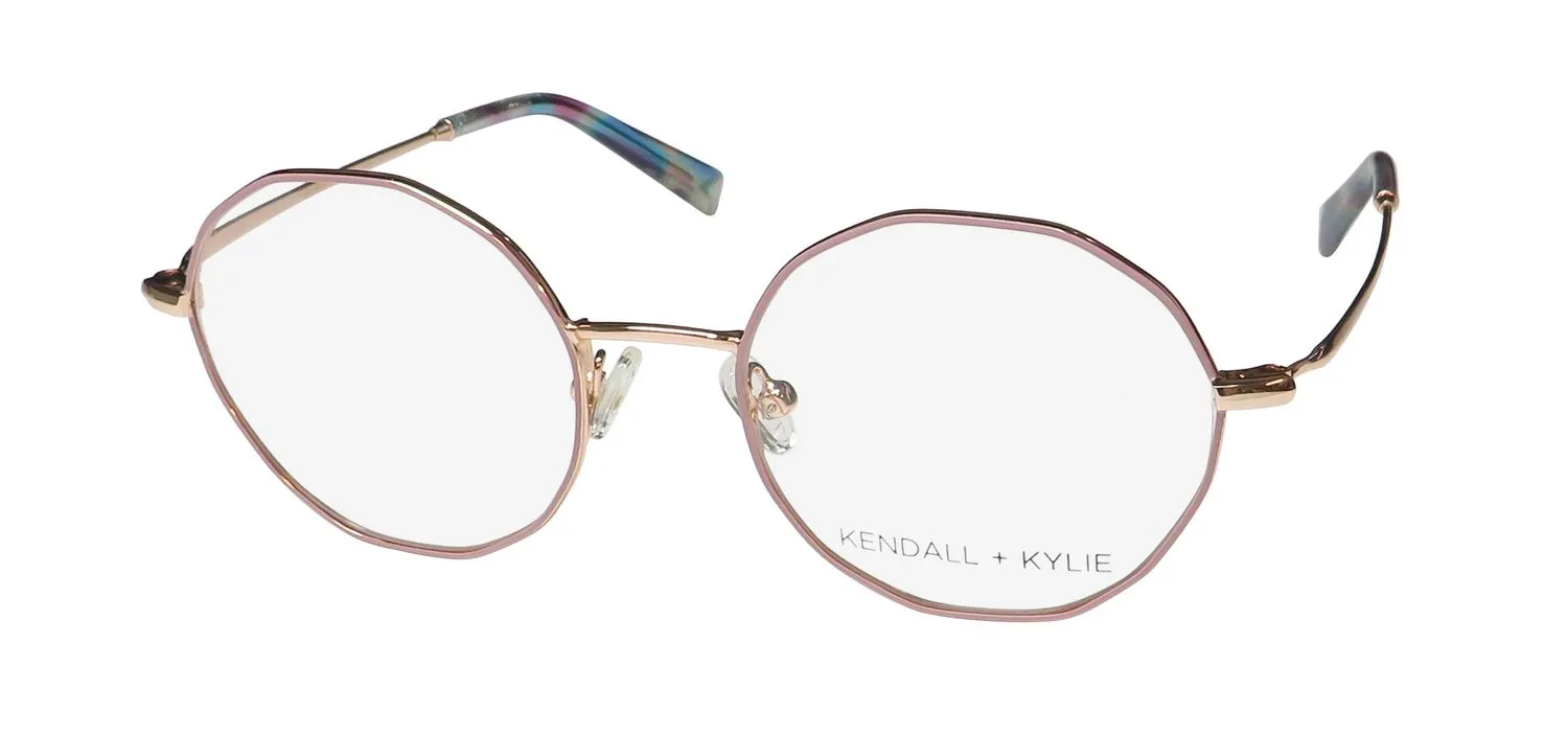 Kendall + Kylie Kko197 Elena 651 Eyeglasses Rose Gold 50mm