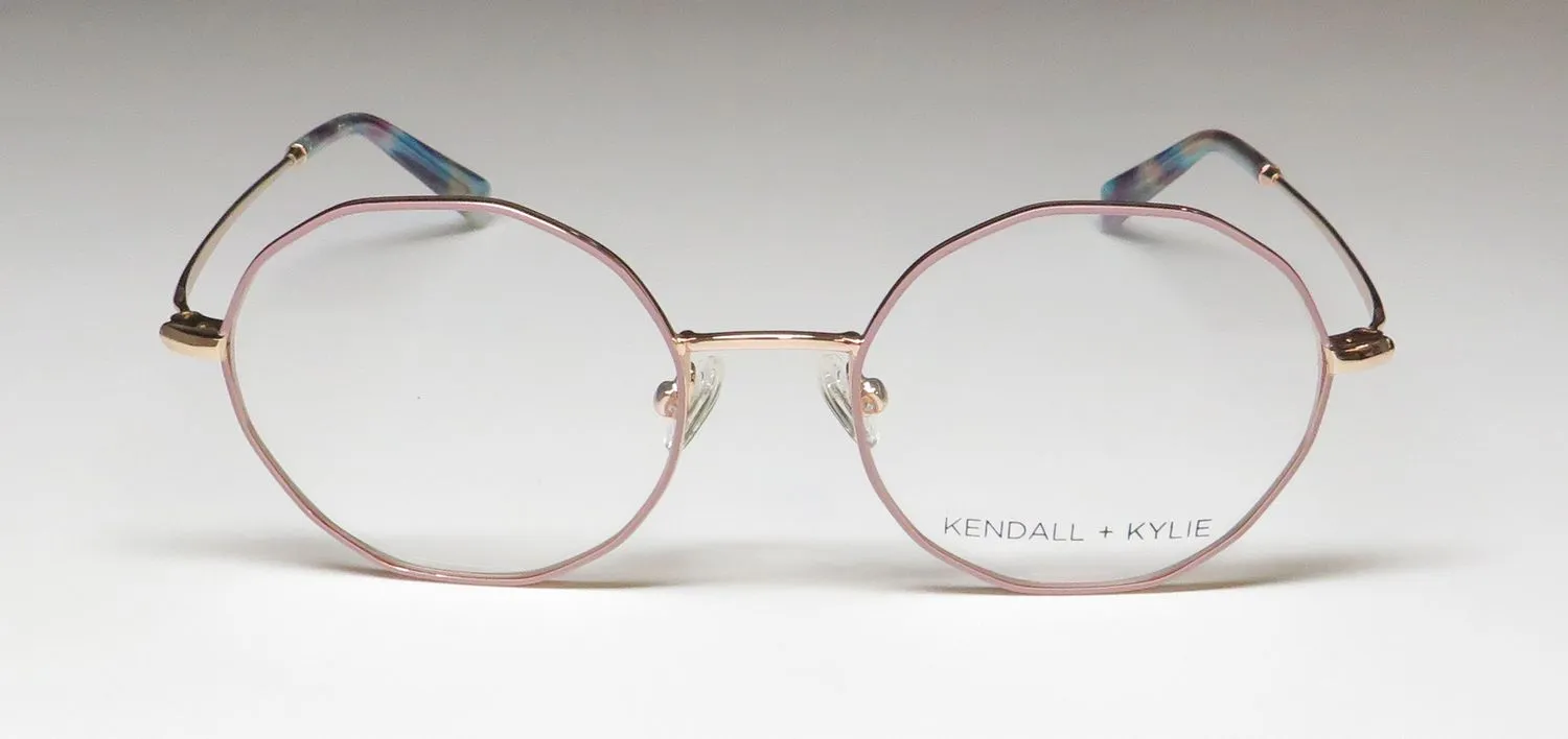 Kendall + Kylie Kko197 Elena 651 Eyeglasses Rose Gold 50mm 3