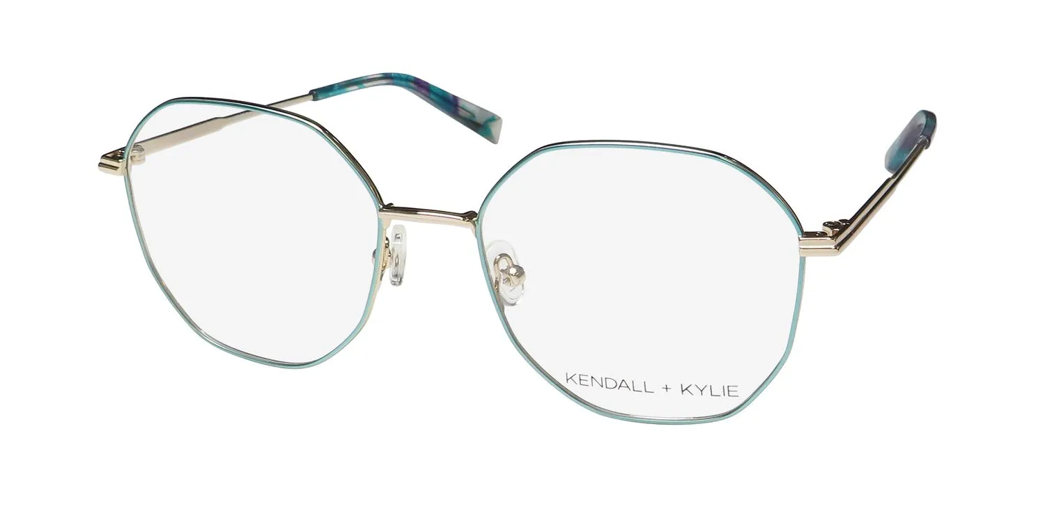 Kendall + Kylie Kko204ck Clarkson 444 Eyeglasses Aqua 54mm