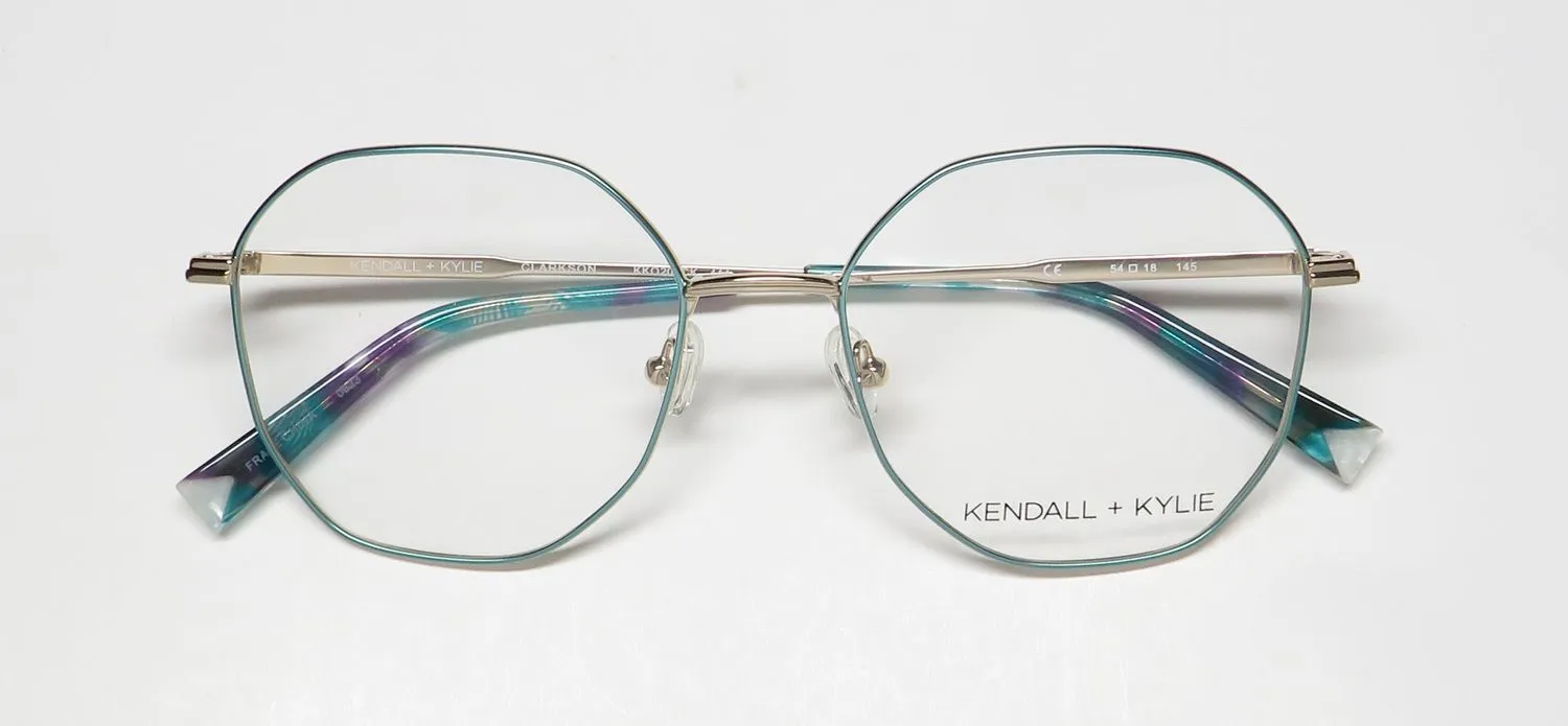 Kendall + Kylie Kko204ck Clarkson 444 Eyeglasses Aqua 54mm 2