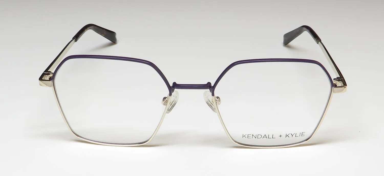 Kendall + Kylie Kko208 Luka 500 Eyeglasses Purple 53mm 3
