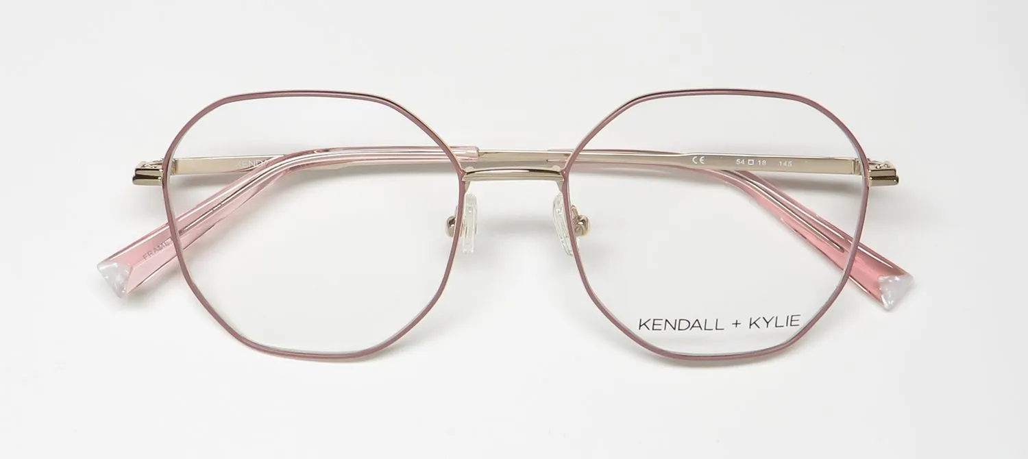 Kendall + Kylie Kko204 Clarkson 681 Eyeglasses Blush 54mm 2