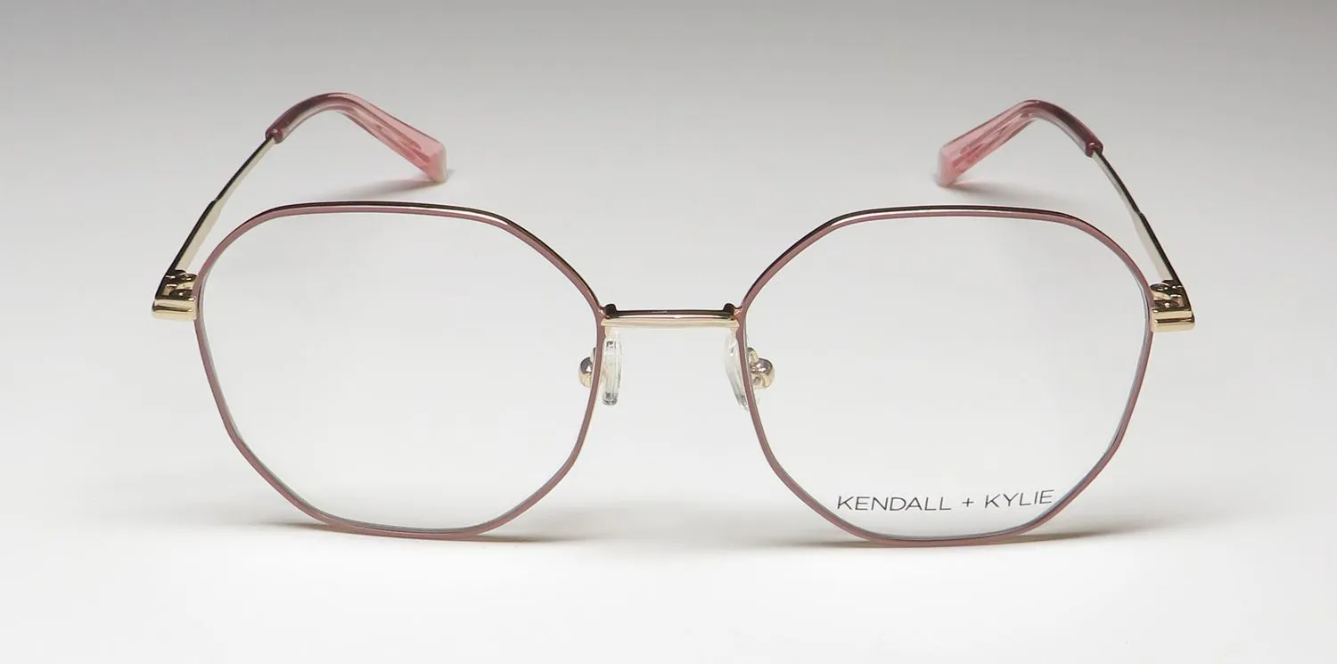 Kendall + Kylie Kko204 Clarkson 681 Eyeglasses Blush 54mm 3