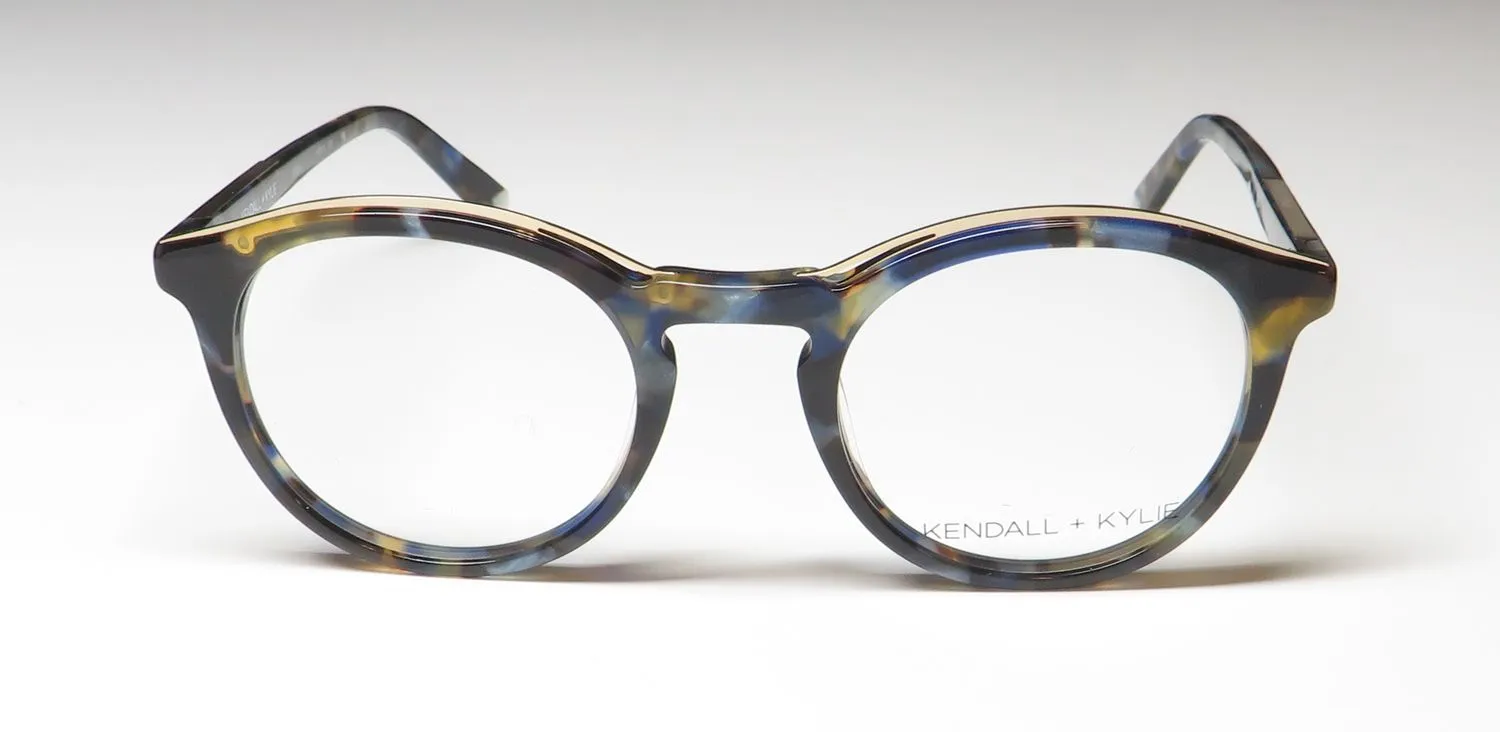 Kendall + Kylie Kko112 Noelle 423 Eyeglasses Blue Paradise 48mm 3