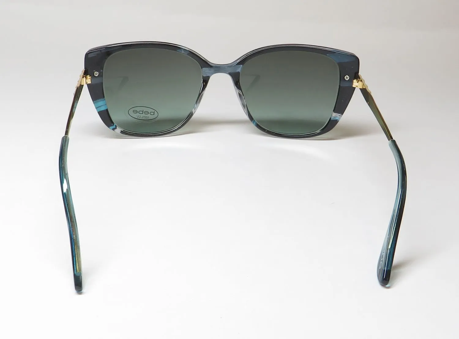 Bebe Bbop1000 320 Sunglasses Teal Stripe 0mm 5