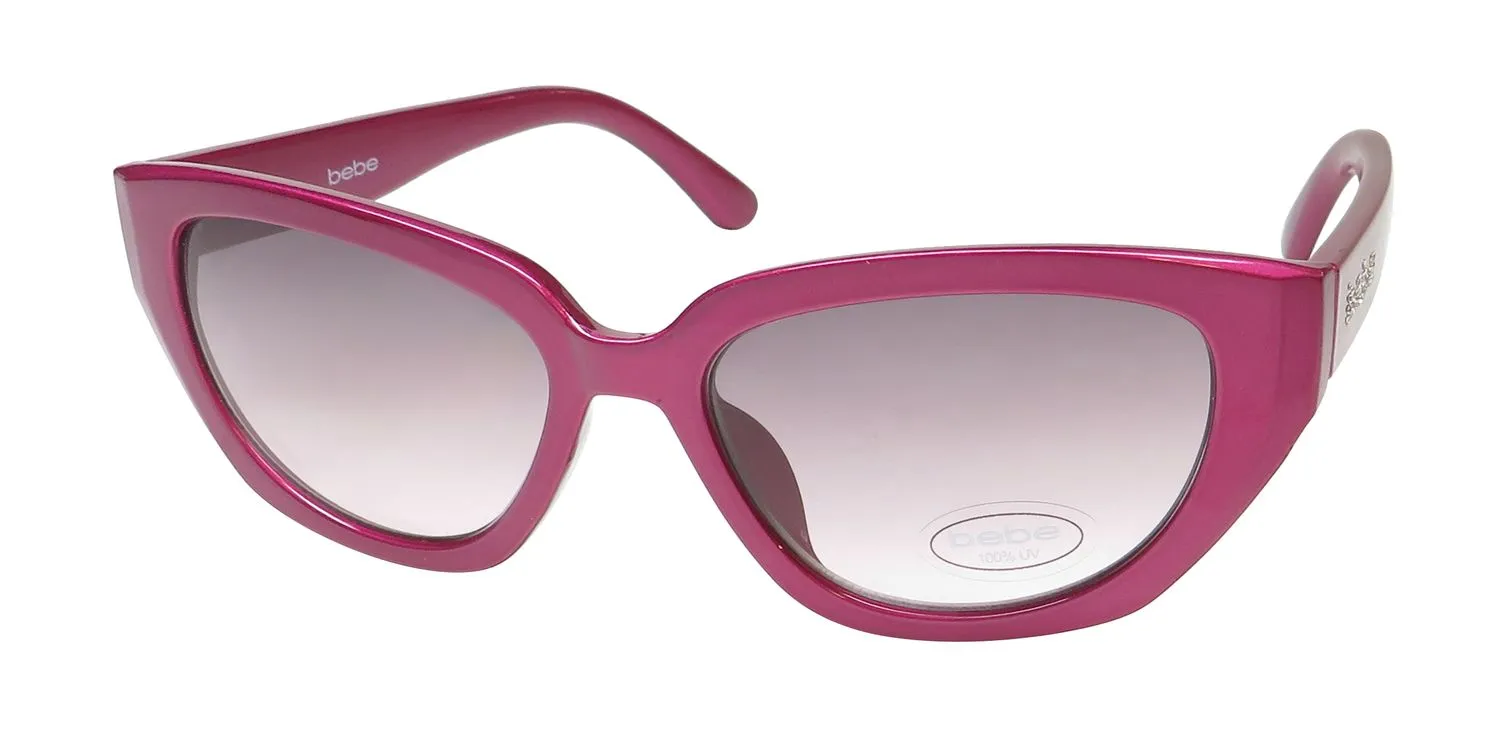 Bebe Bbop1004 678 Sunglasses Pearlized Pink 0mm
