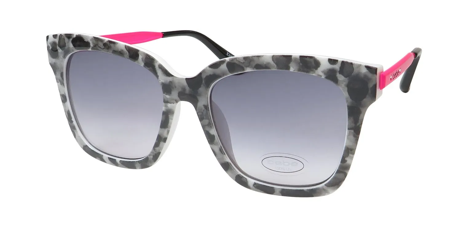 Bebe Bbop1006 008 Sunglasses Snow Leopard 0mm