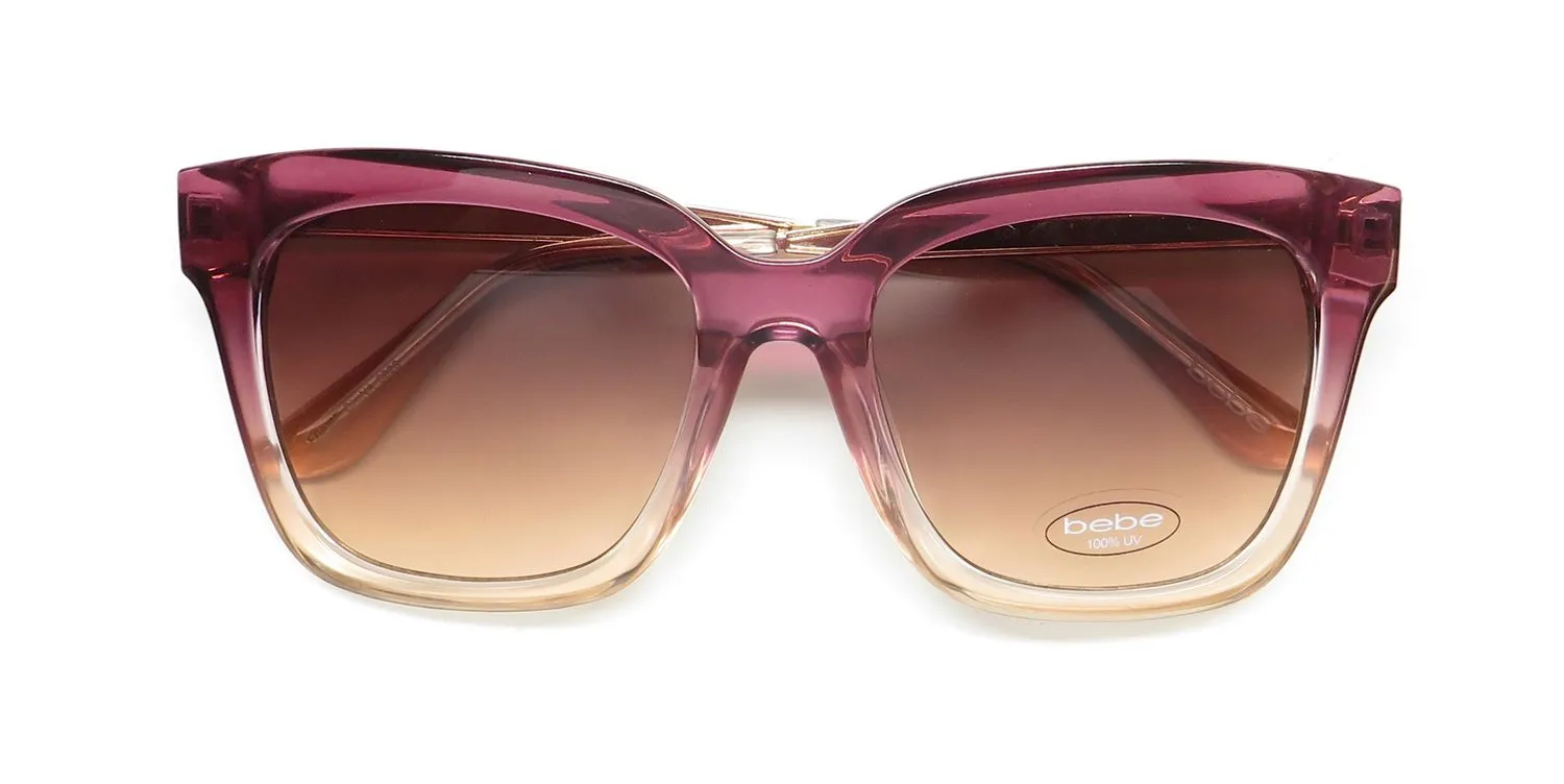 Bebe Bbop1006 508 Sunglasses Mauve Fade Crystal 0mm 2