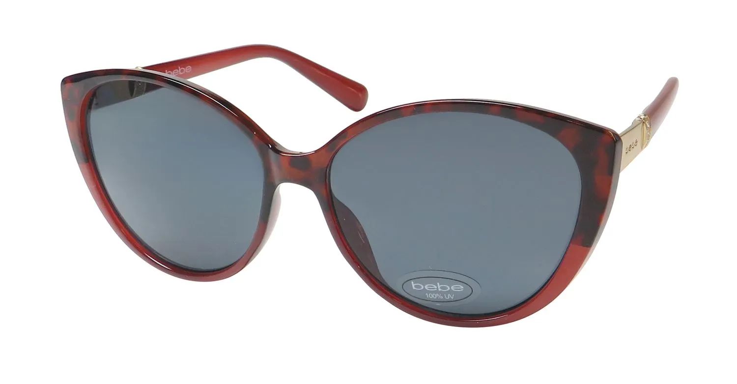 Bebe Bbop1007ce 604 Sunglasses Leopard Wine 56mm