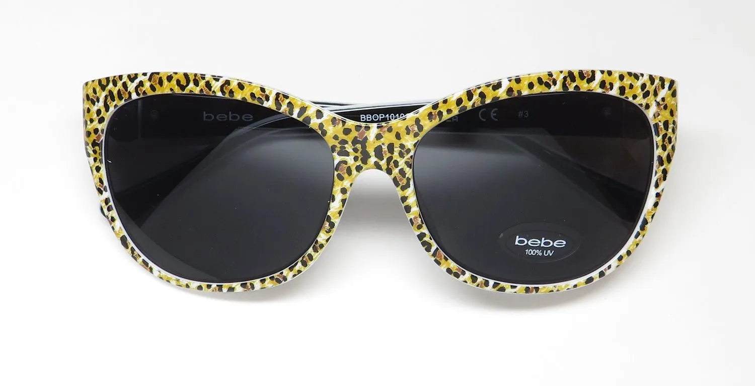 Bebe Bbop1010ce 039 Sunglasses Grey Animal 56mm 2