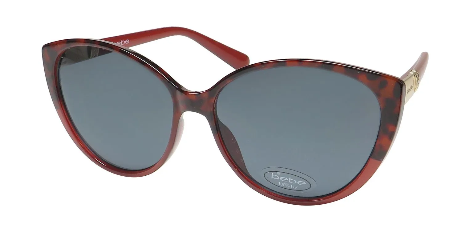 Bebe Bbop1010ce 215 Sunglasses Red Tortoise 56mm