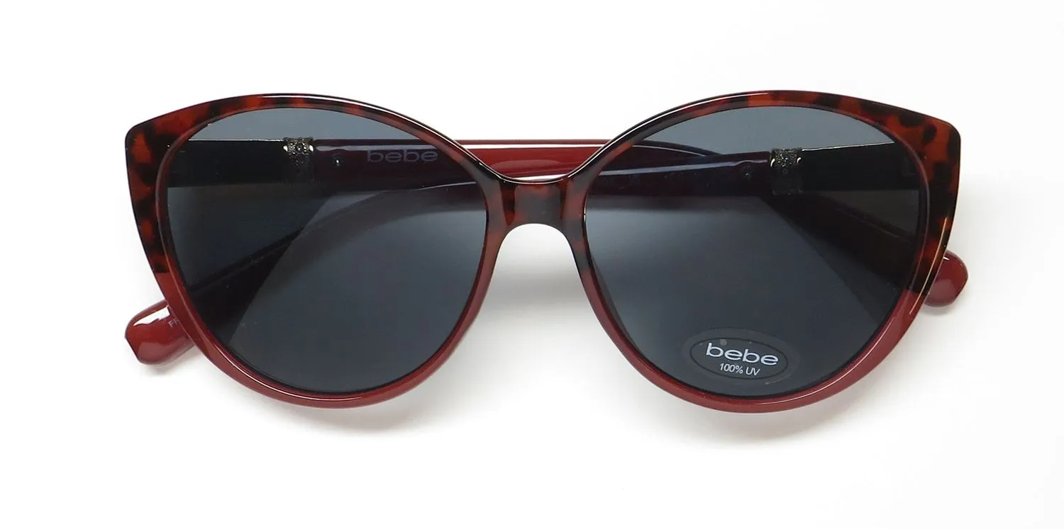 Bebe Bbop1010ce 215 Sunglasses Red Tortoise 56mm 2