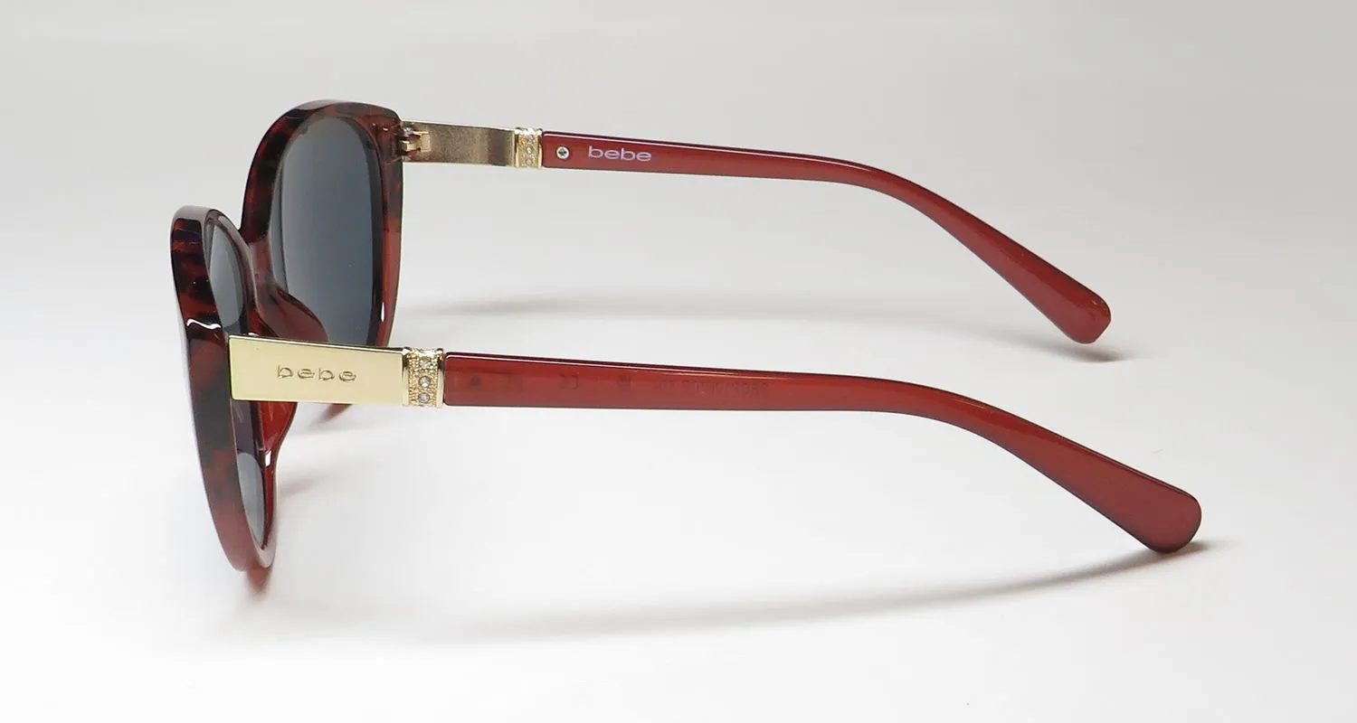 Bebe Bbop1010ce 215 Sunglasses Red Tortoise 56mm 4