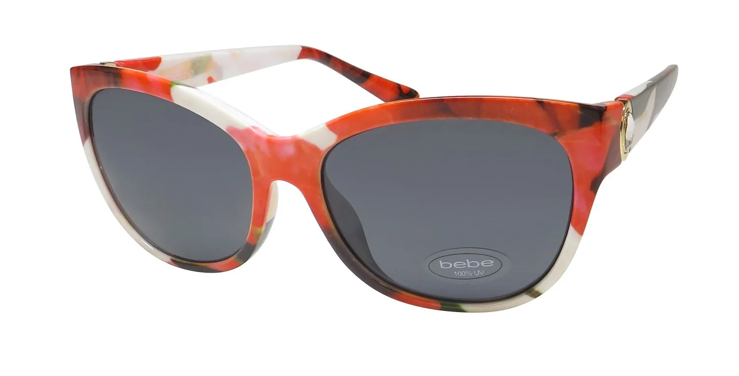 Bebe Bbop1010ce 601 Sunglasses White 56mm