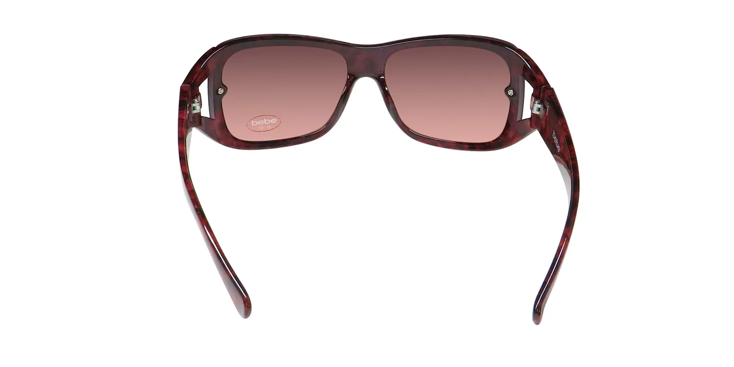 Bebe Bbop1016ce 612 Sunglasses Ruby Marble 32mm 5
