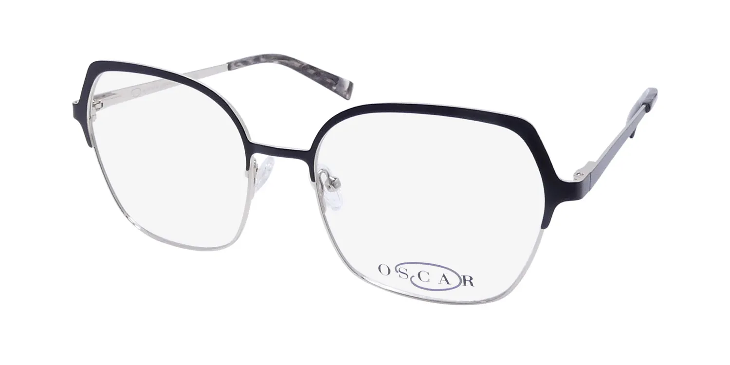 Oscar de la Renta Osl 777 002 Eyeglasses Satin Black 55mm