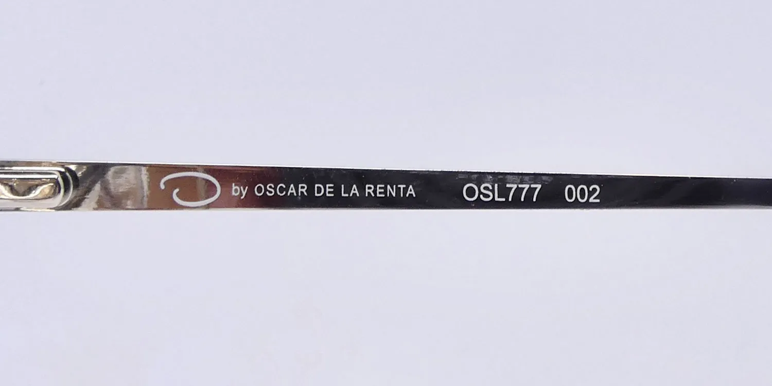 Oscar de la Renta Osl 777 002 Eyeglasses Satin Black 55mm 7