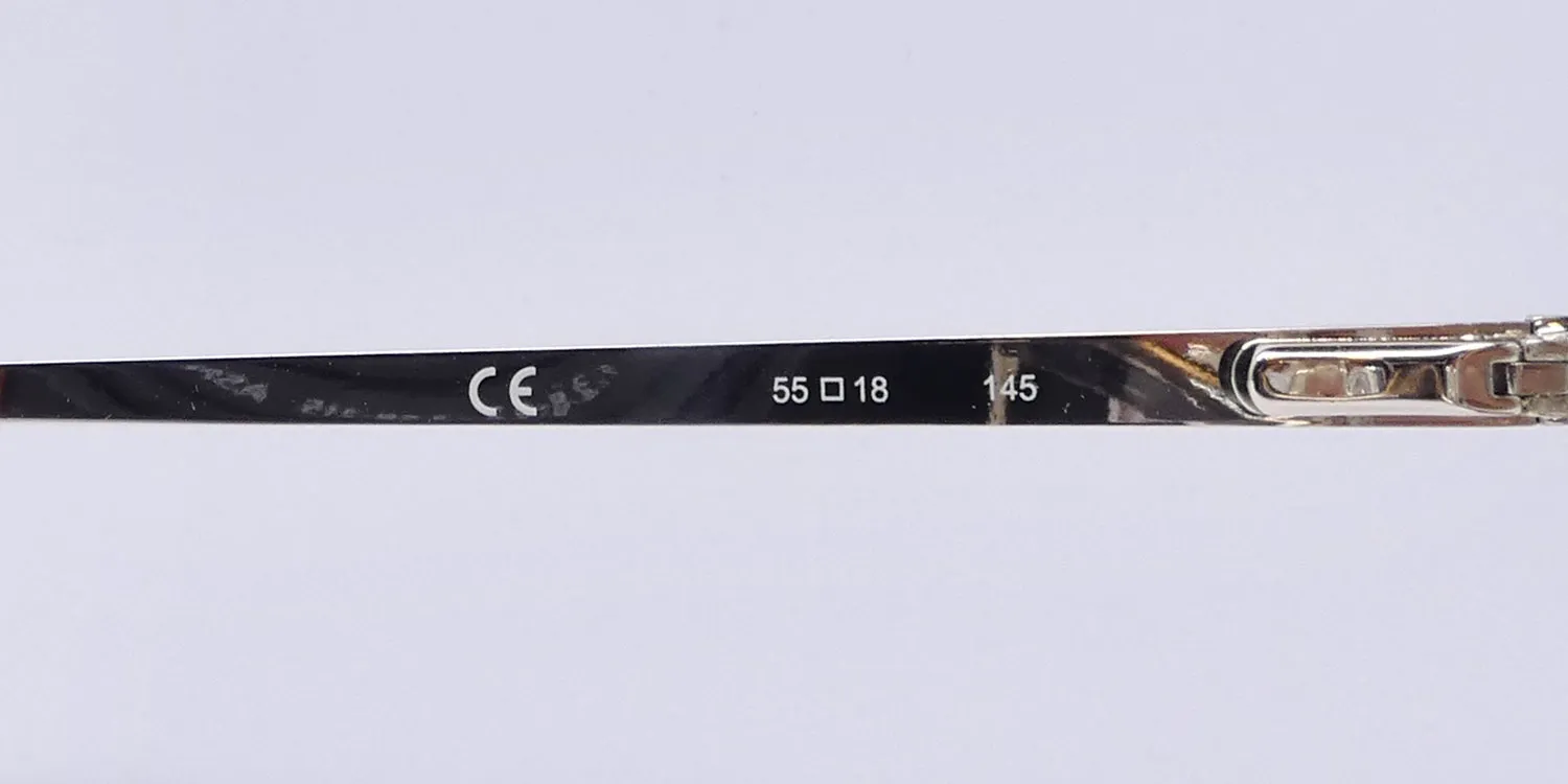 Oscar de la Renta Osl 777 002 Eyeglasses Satin Black 55mm 8