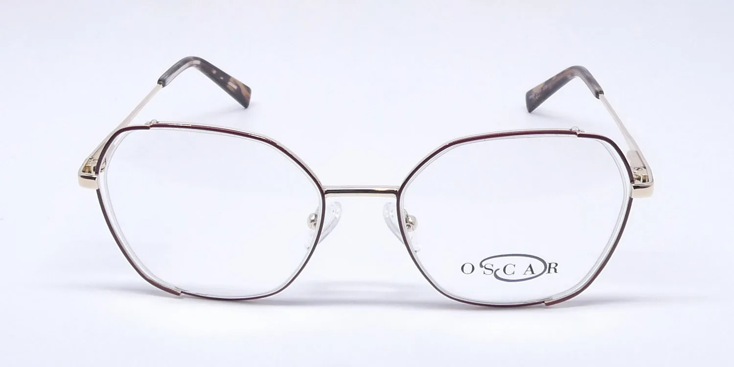 Oscar de la Renta Osl 774 210 Eyeglasses Shiny Brown 52mm 3