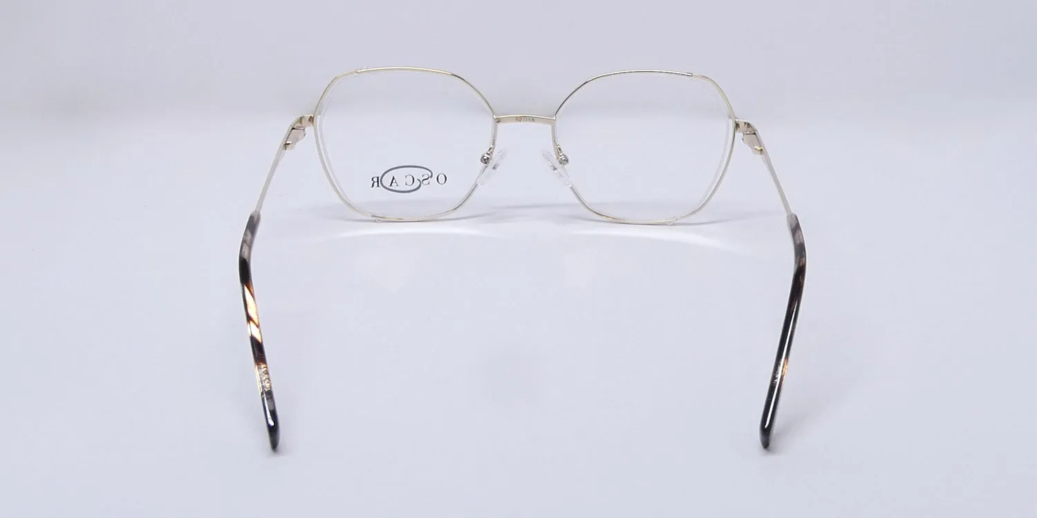 Oscar de la Renta Osl 774 210 Eyeglasses Shiny Brown 52mm 5
