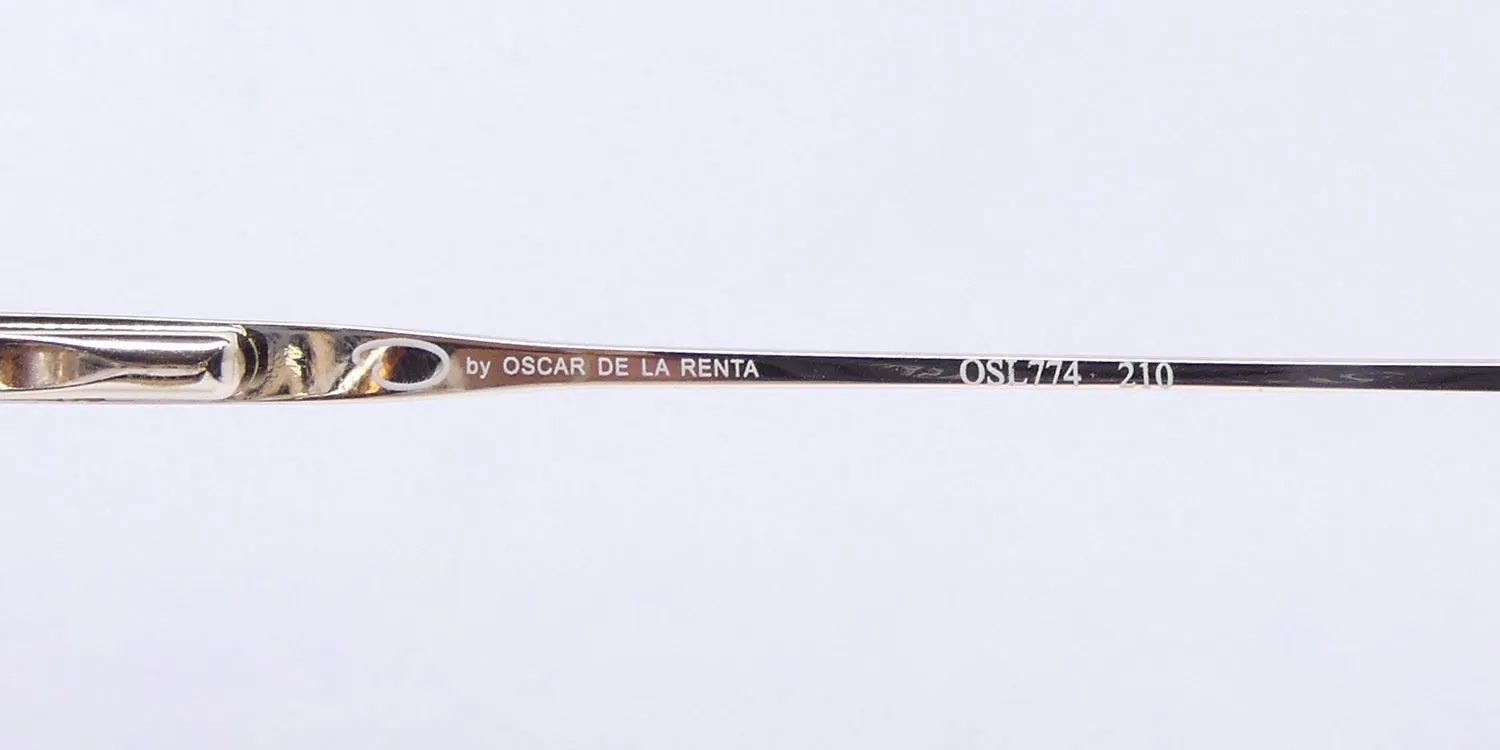 Oscar de la Renta Osl 774 210 Eyeglasses Shiny Brown 52mm 7
