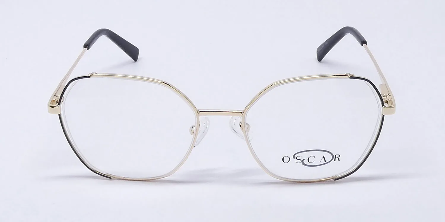 Oscar de la Renta Osl 774 718 Eyeglasses Shiny Light Gold 52mm 3