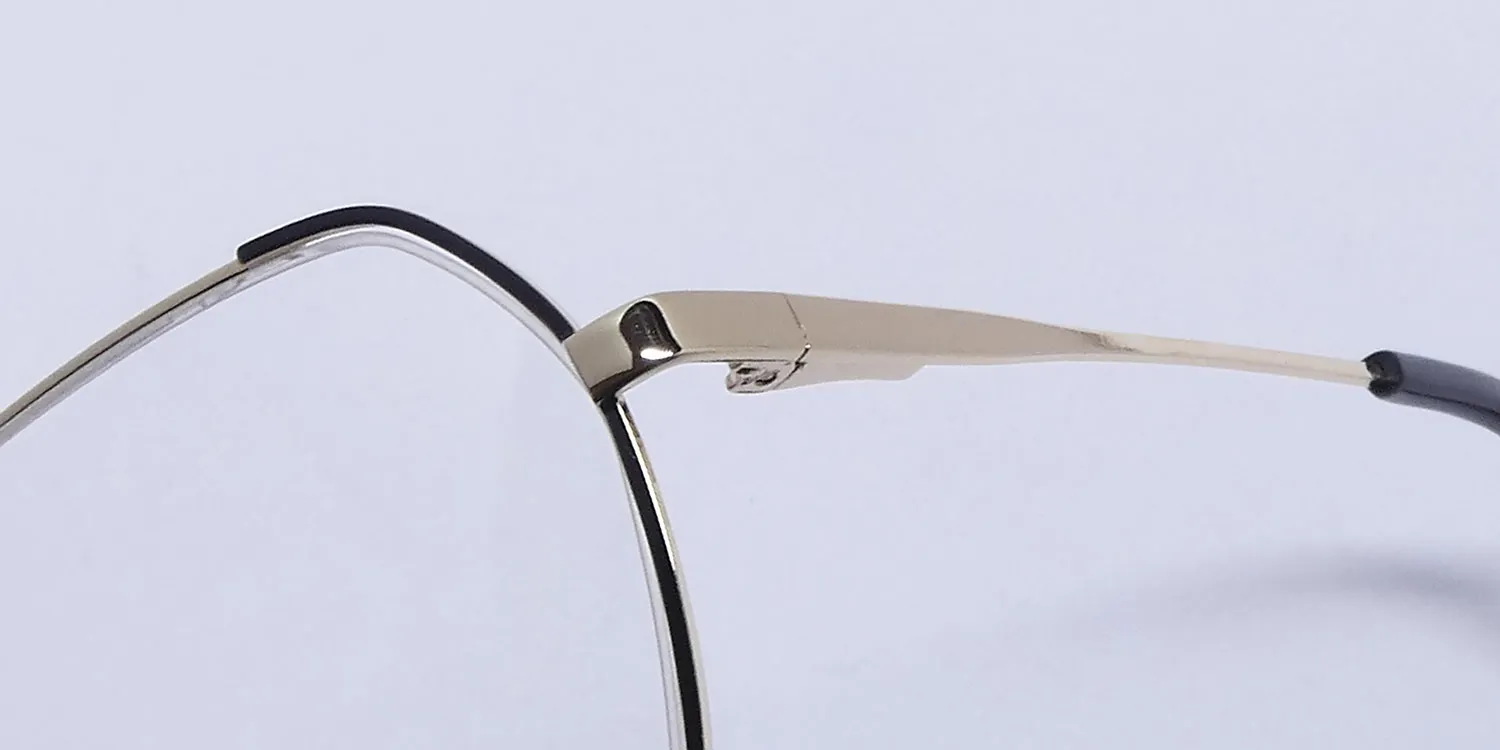 Oscar de la Renta Osl 774 718 Eyeglasses Shiny Light Gold 52mm 6
