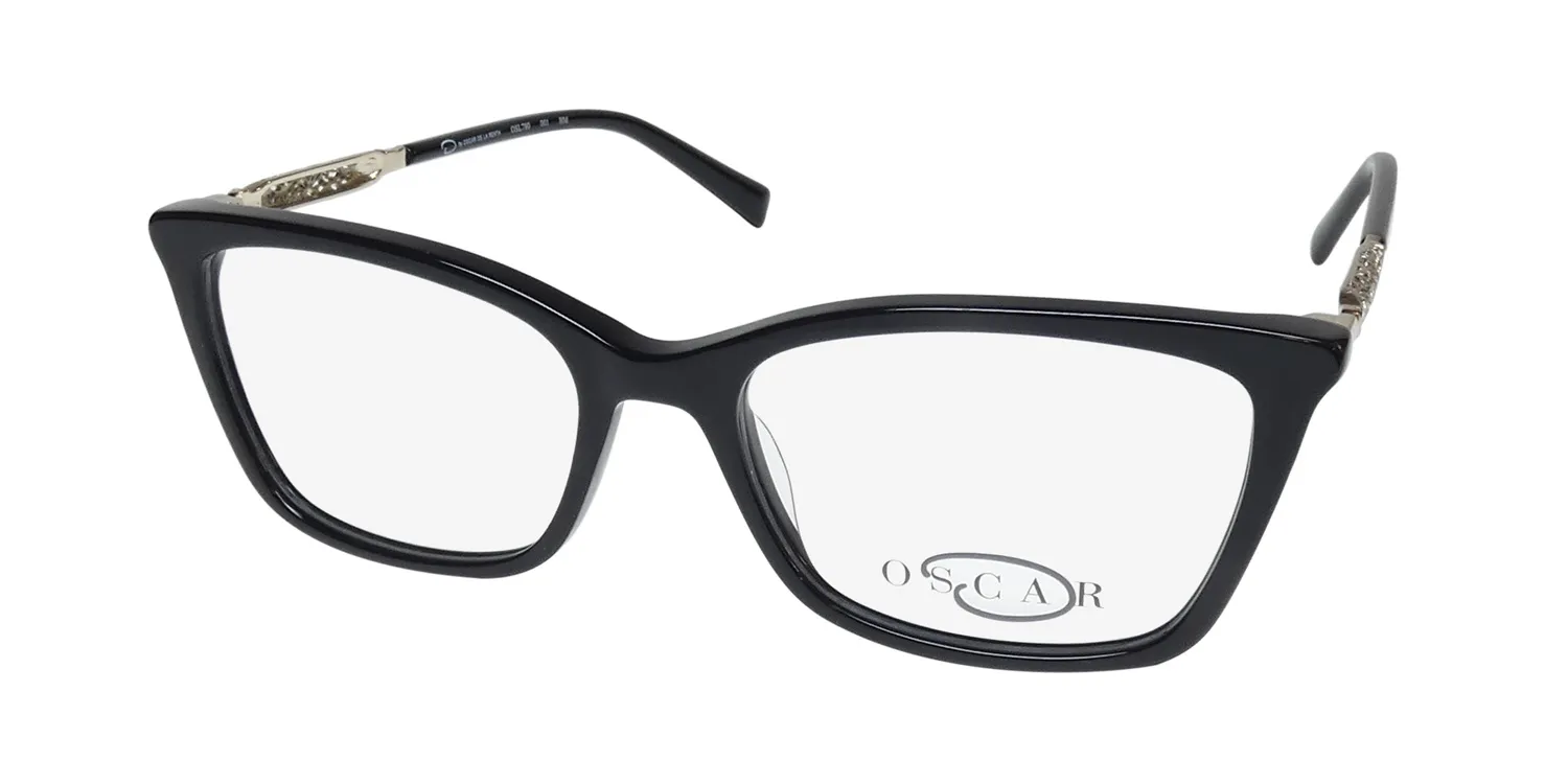 Oscar de la Renta Osl780 001 Eyeglasses Black 53mm