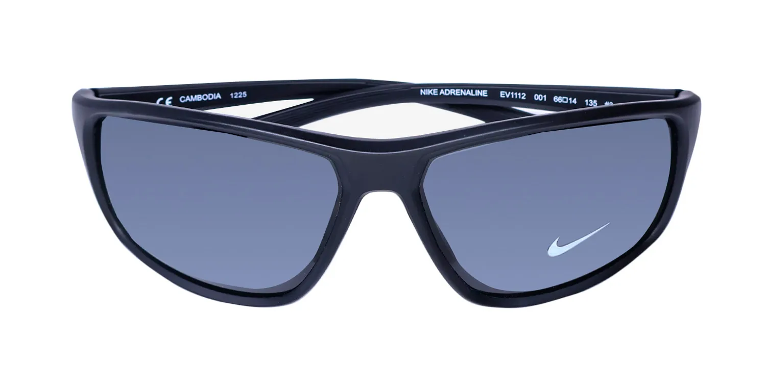 Nike Adrenaline Ev1112 001 Sunglasses Matte Black 66mm Unisex 2