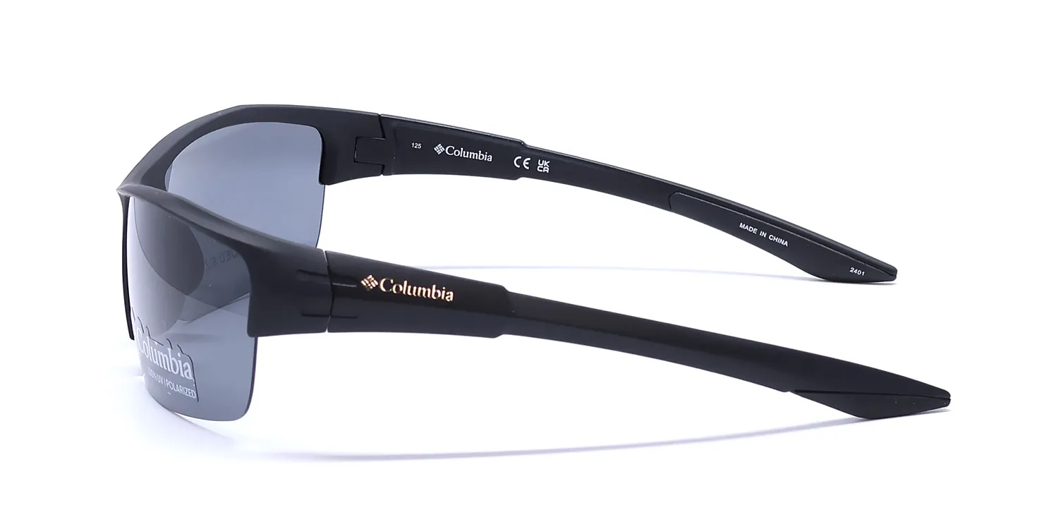 Columbia C558sp Wingard 002 Sunglasses Matte Black 0mm Unisex 4