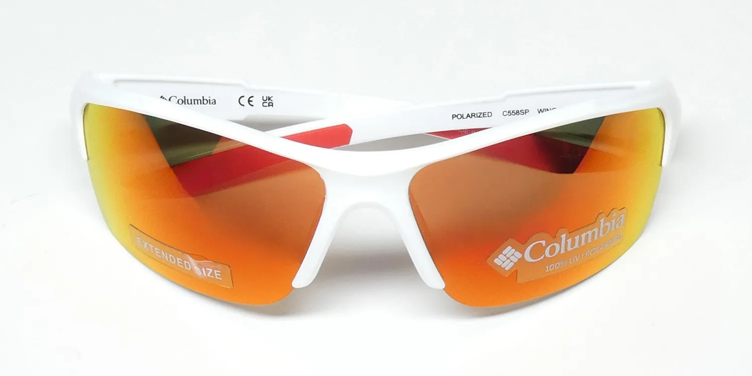 Columbia C558sp Wingard 105 Sunglasses Shiny White 0mm Unisex 2