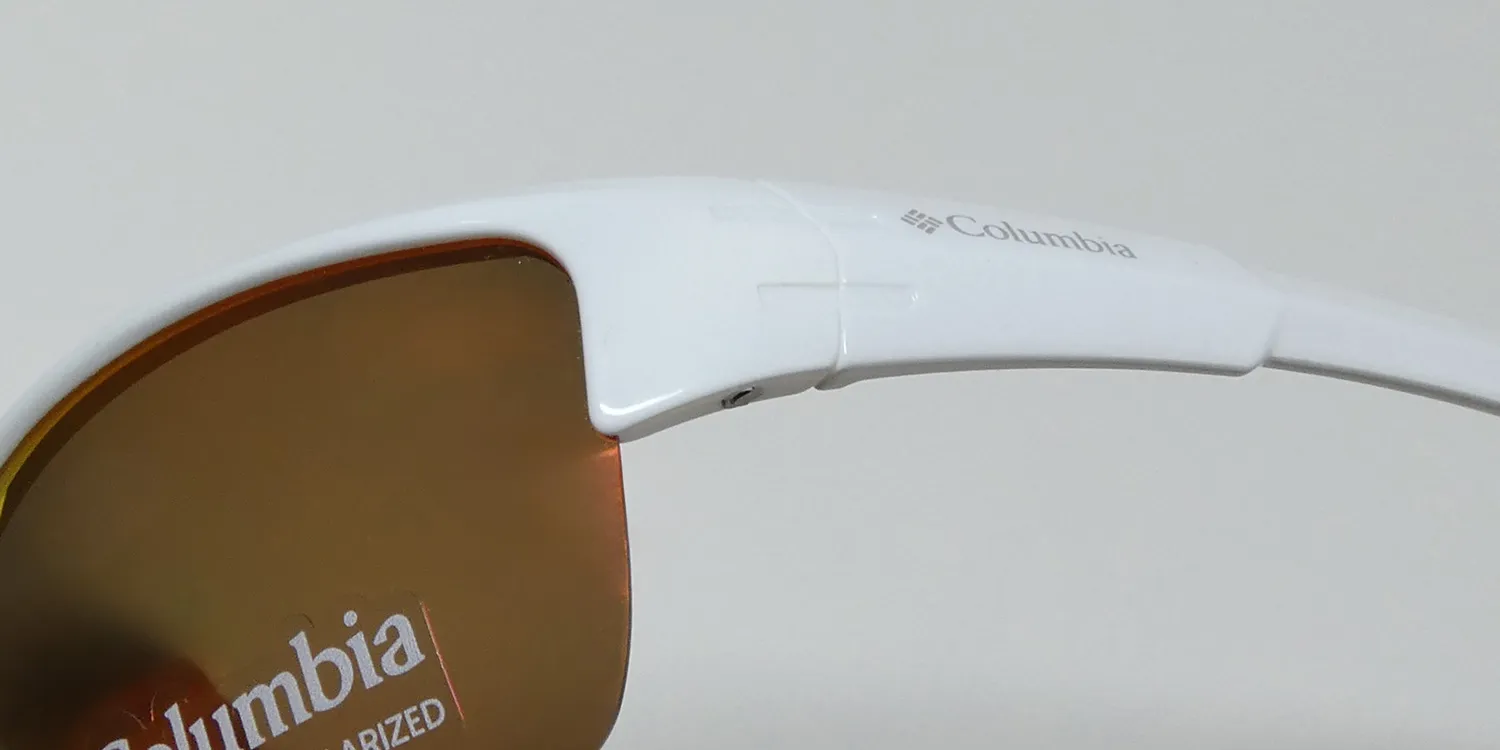 Columbia C558sp Wingard 105 Sunglasses Shiny White 0mm Unisex 6