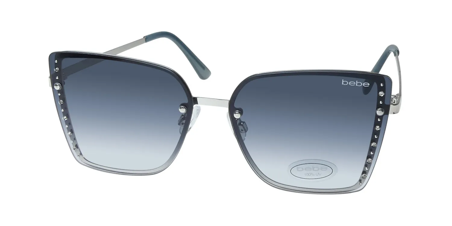 Bebe Bbop1032 444 Sunglasses Shiny Silver 0mm