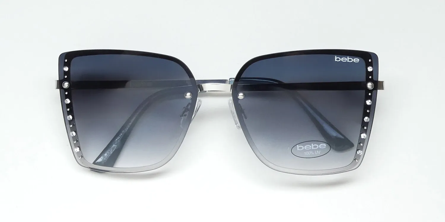 Bebe Bbop1032 444 Sunglasses Shiny Silver 0mm 2
