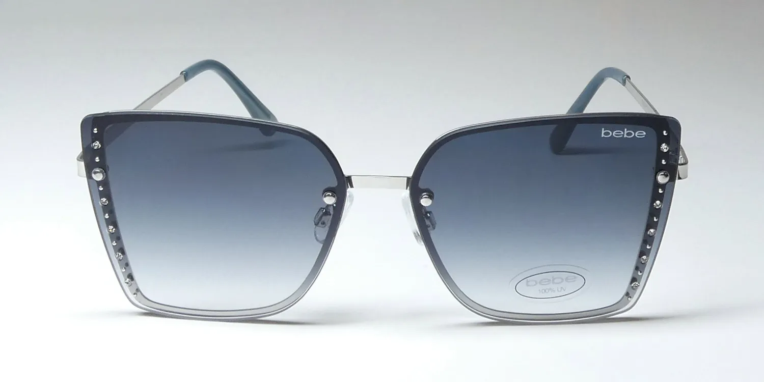 Bebe Bbop1032 444 Sunglasses Shiny Silver 0mm 3