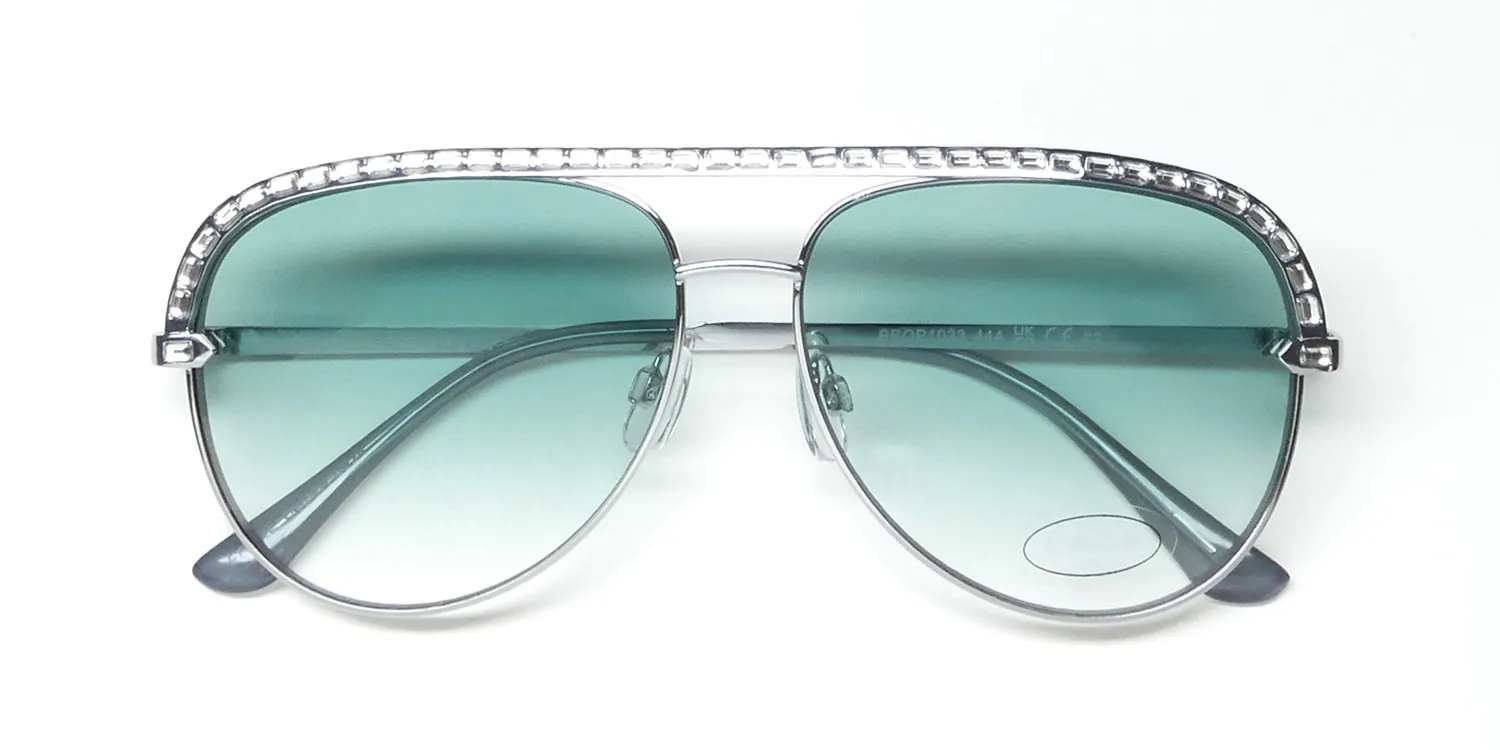 Bebe Bbop1033 444 Sunglasses Shiny Silver 0mm 2
