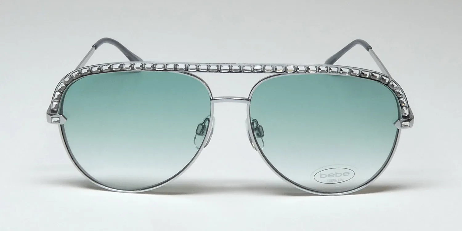 Bebe Bbop1033 444 Sunglasses Shiny Silver 0mm 3