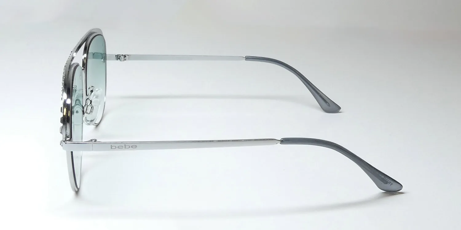 Bebe Bbop1033 444 Sunglasses Shiny Silver 0mm 4