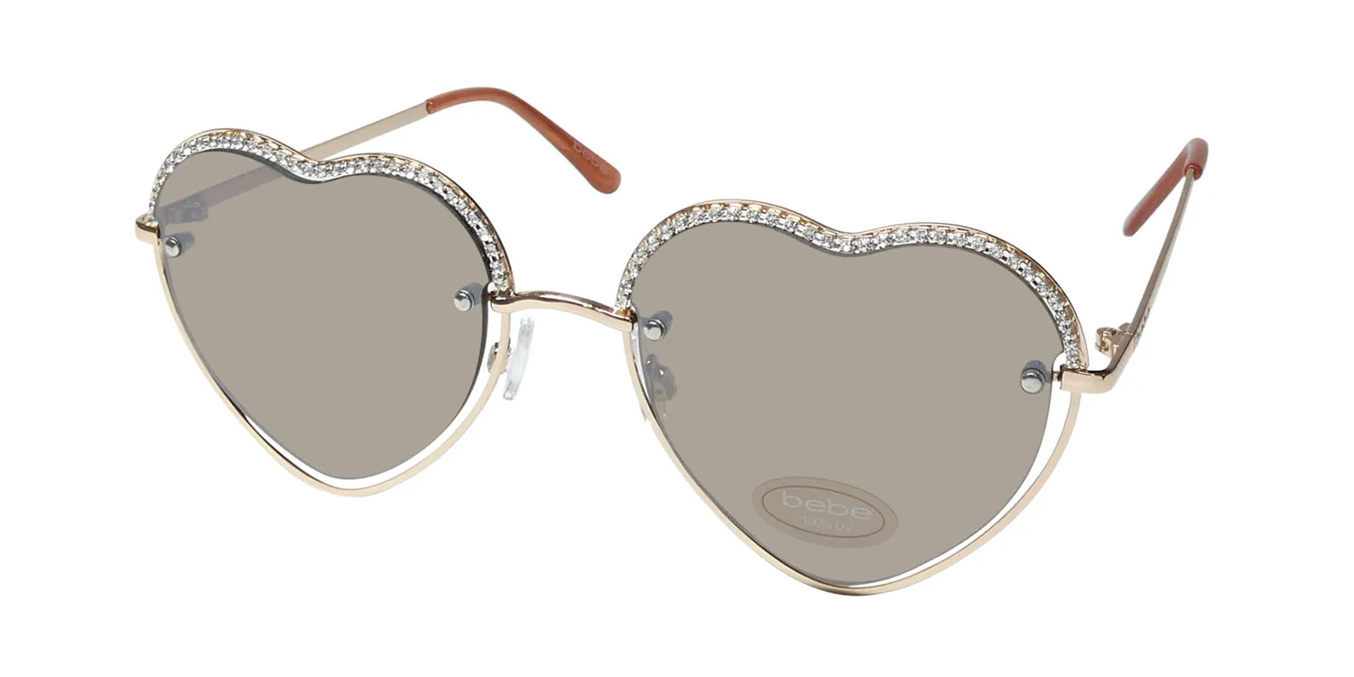 Bebe Bbop1030 717 Sunglasses Shiny Gold 0mm
