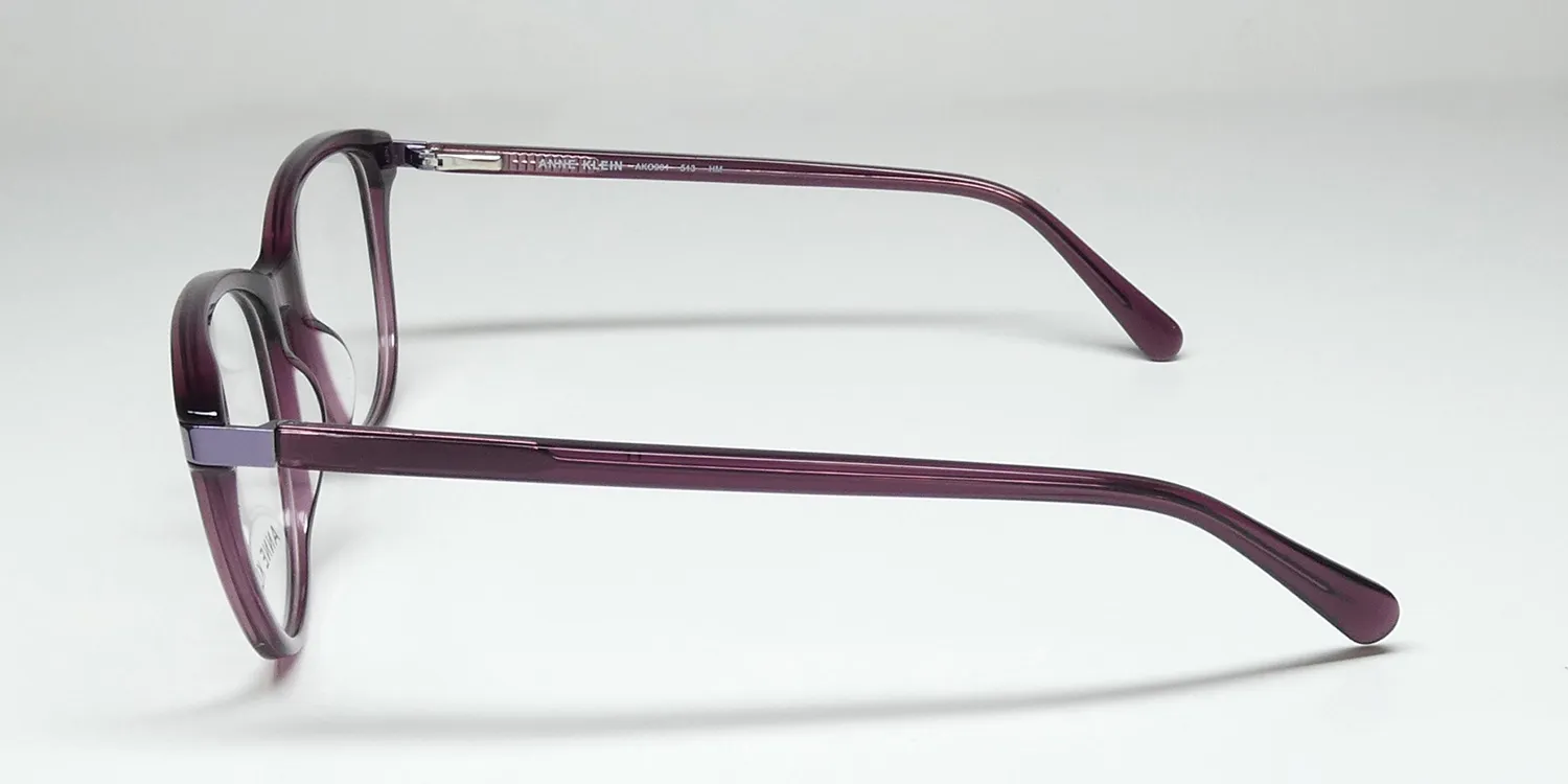 Anne Klein Ako901 513 Eyeglasses Crystal Purple 54mm 4