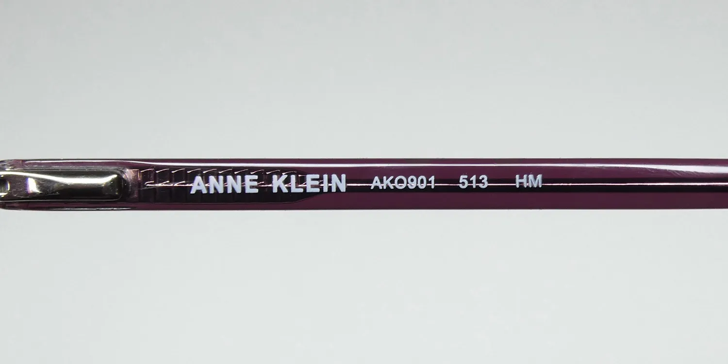 Anne Klein Ako901 513 Eyeglasses Crystal Purple 54mm 7