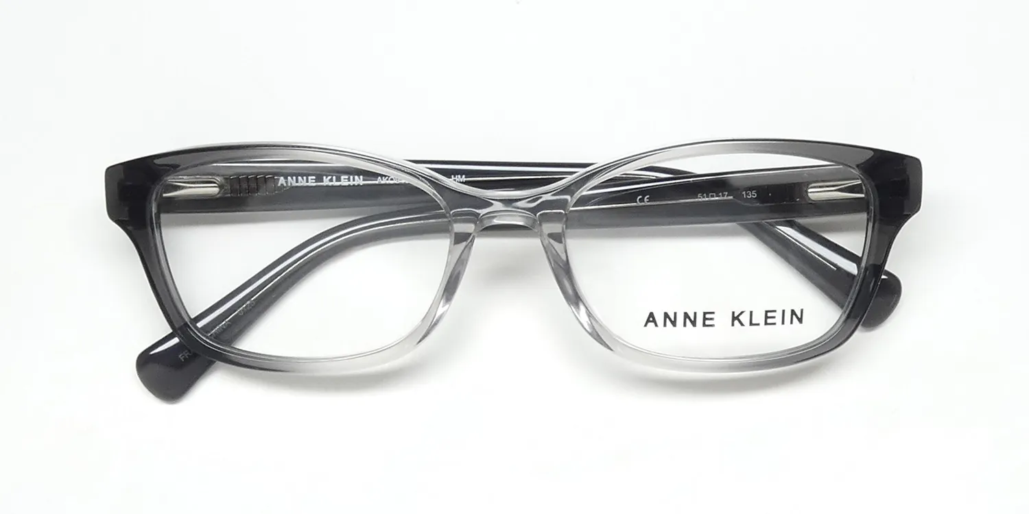 Anne Klein Ako910 037 Eyeglasses Grey Crystal 51mm 2
