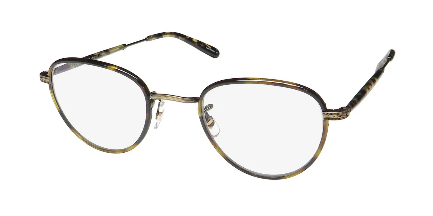 Garrett Leight Wiltern Blue Light Technology to-bg-yt Eyeglasses Tortoise 46mm Unisex
