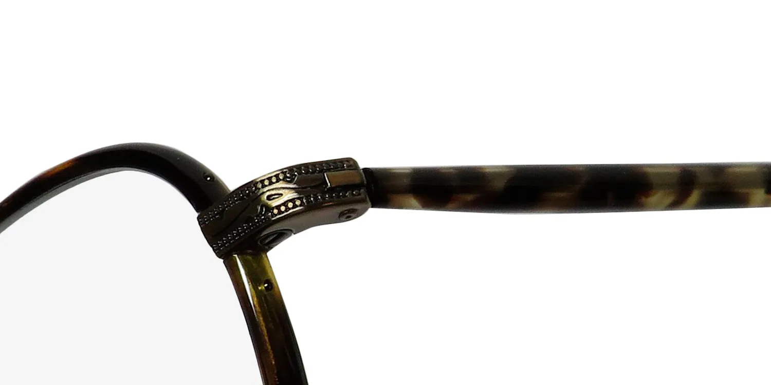 Garrett Leight Wiltern Blue Light Technology to-bg-yt Eyeglasses Tortoise 46mm Unisex 6