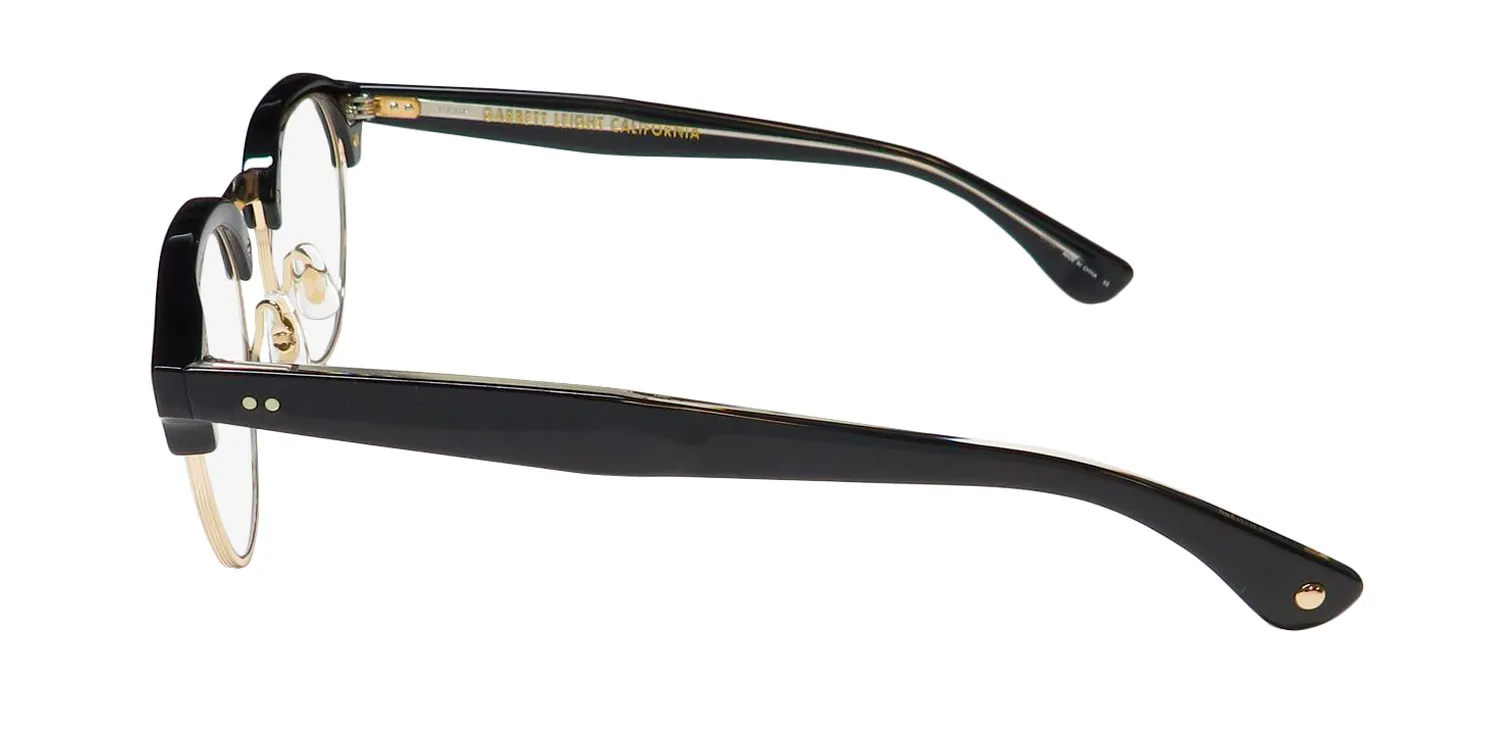 Garrett Leight Oakwood Blue Light Technology bk-g Eyeglasses Black 47mm Unisex 4