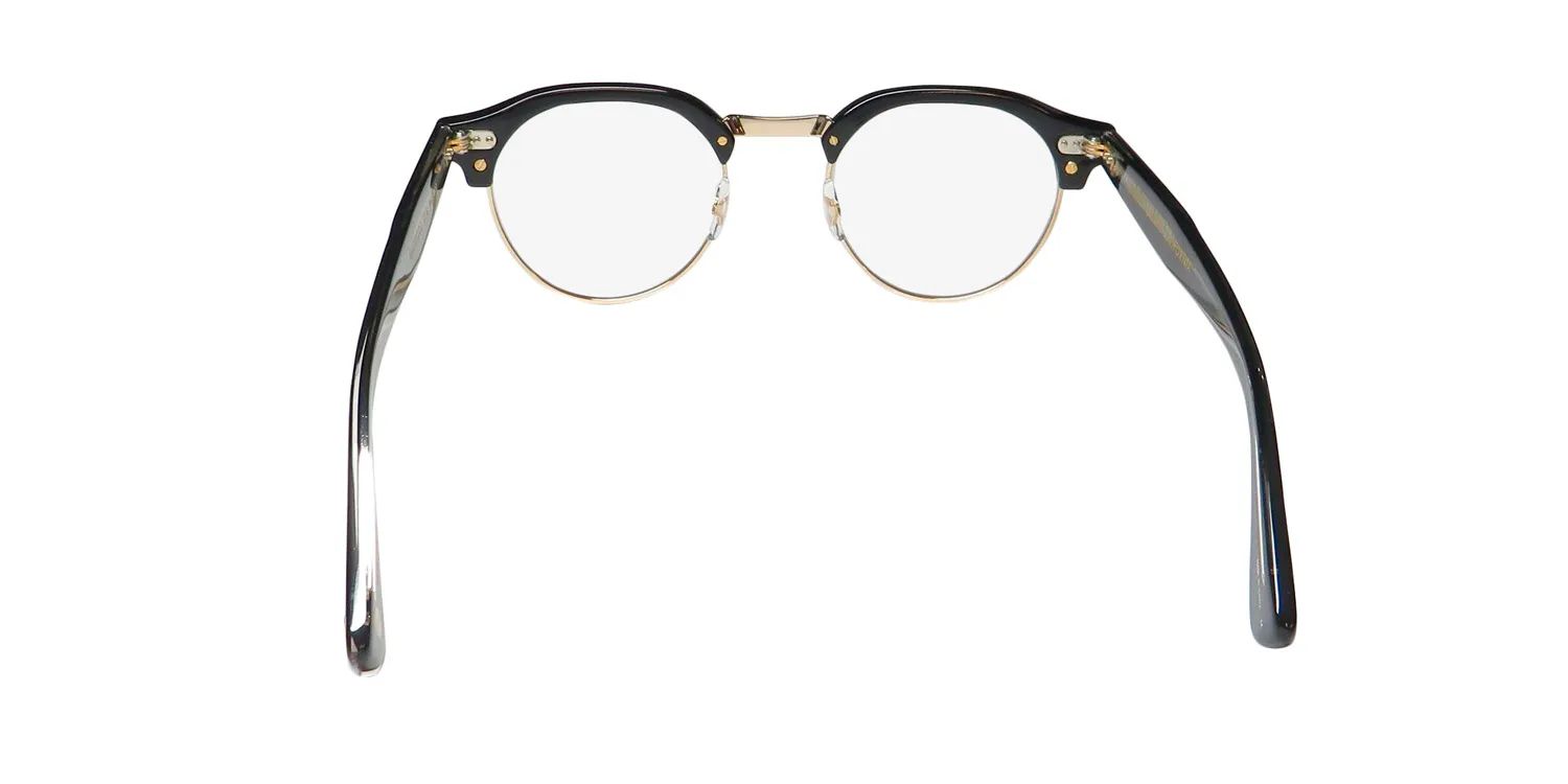 Garrett Leight Oakwood Blue Light Technology bk-g Eyeglasses Black 47mm Unisex 5