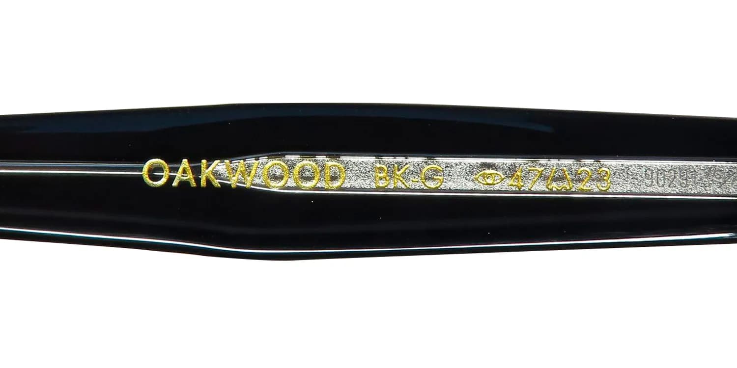 Garrett Leight Oakwood Blue Light Technology bk-g Eyeglasses Black 47mm Unisex 8