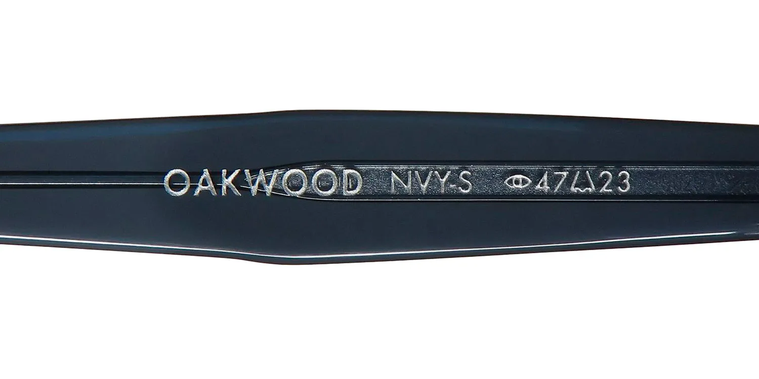 Garrett Leight Oakwood Blue Light Technology nvy-s Eyeglasses Navy 47mm Unisex 8